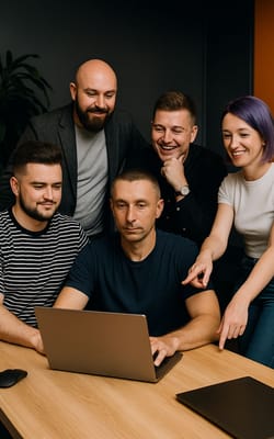 ABVV website about - Ми — команда цифрових професіоналів